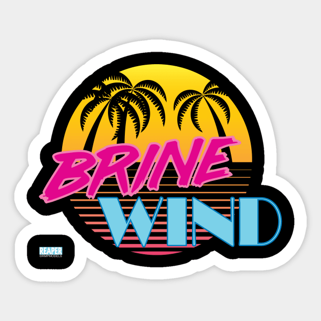 ReaperCon 2020 - Brinewind Vacation 1 Sticker by ReaperMini